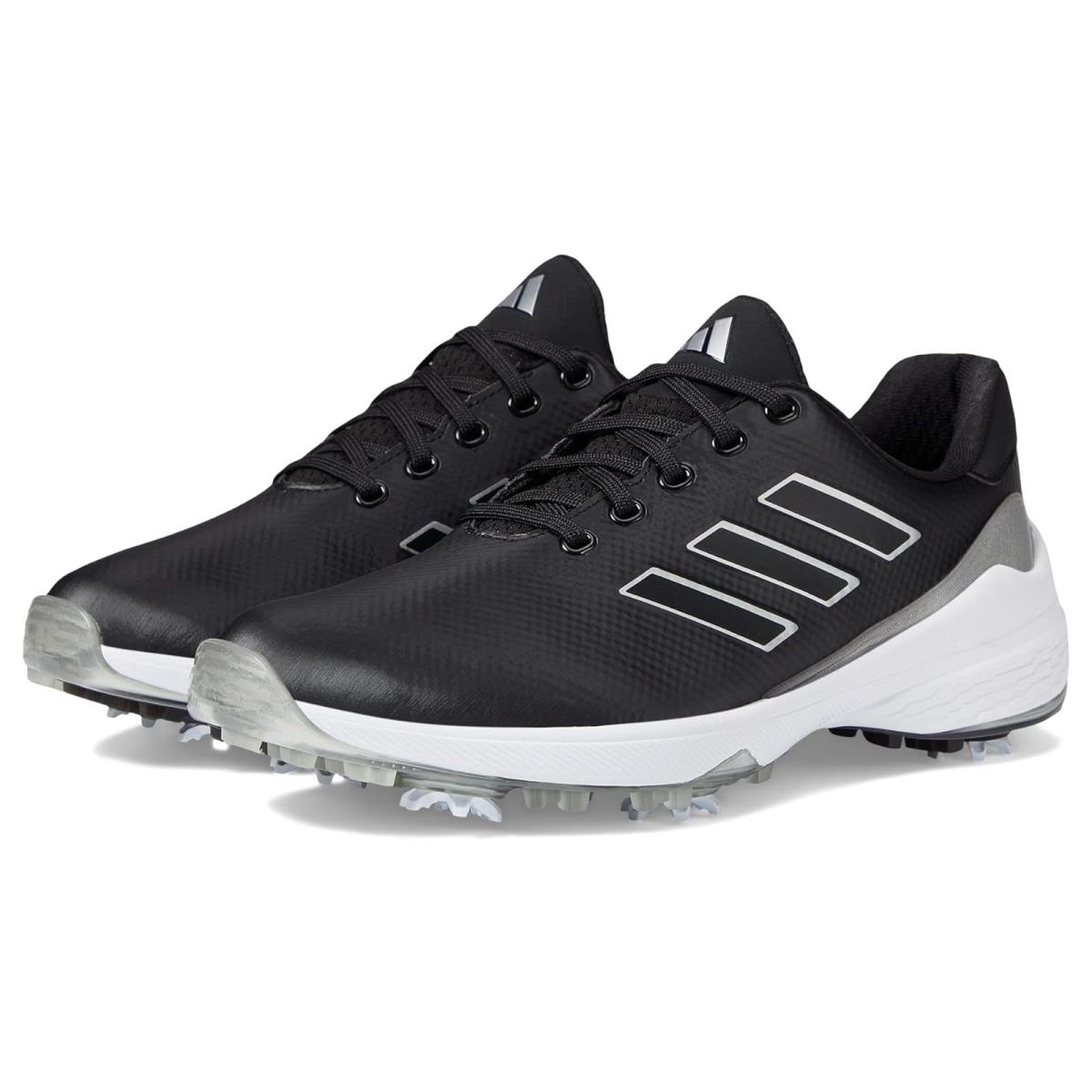 Woman`s Sneakers Athletic Shoes Adidas Golf ZG23 Lightstrike Golf Shoes Core Black/Silver Metallic/Core Black