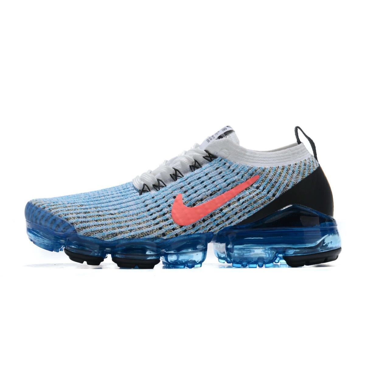 Nike Air Vapormax Flyknit 3 Blue Men`s Comfortable Shoes - Blue
