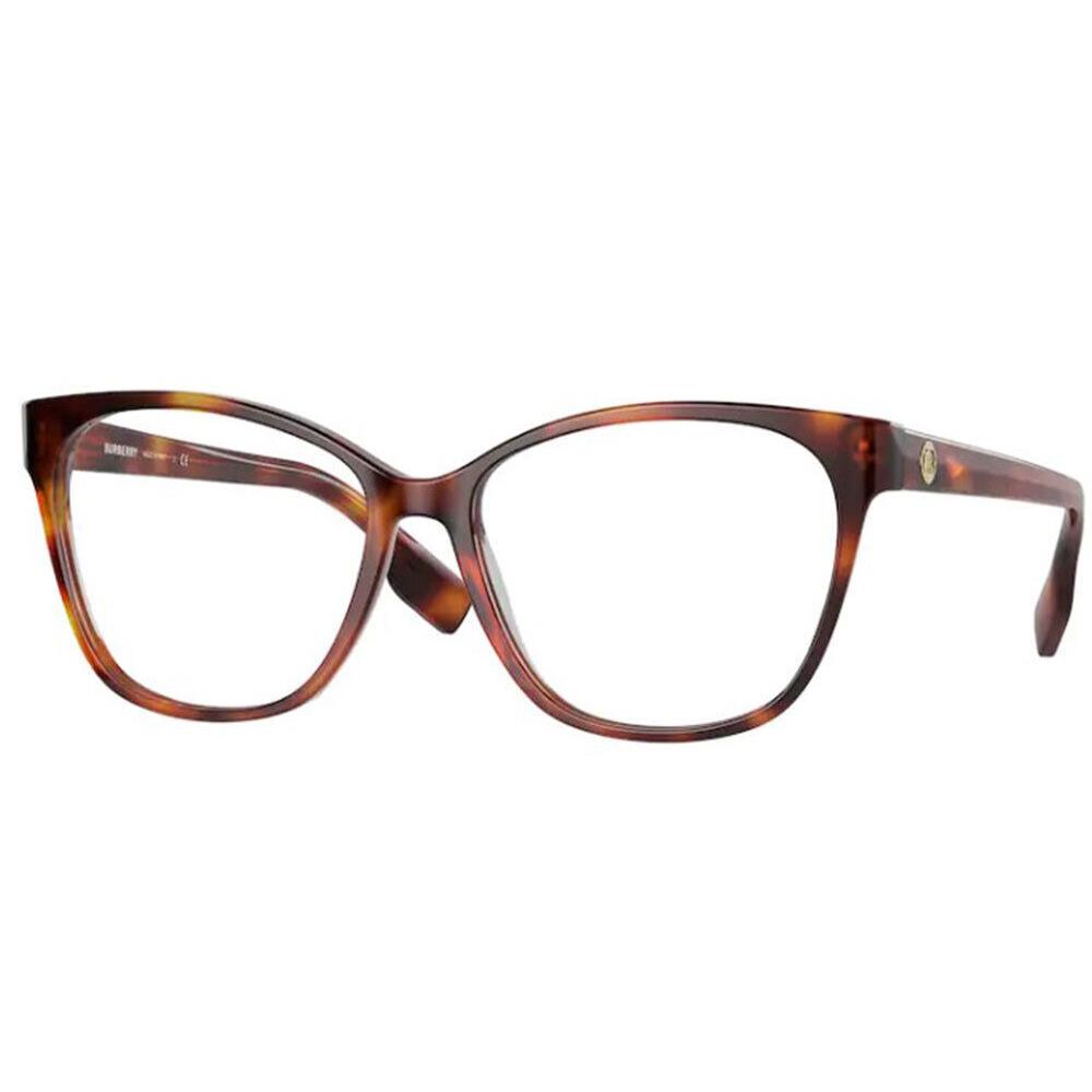 Burberry Eyeglasses BE2345 3316 54mm Light Havana / Demo Lens