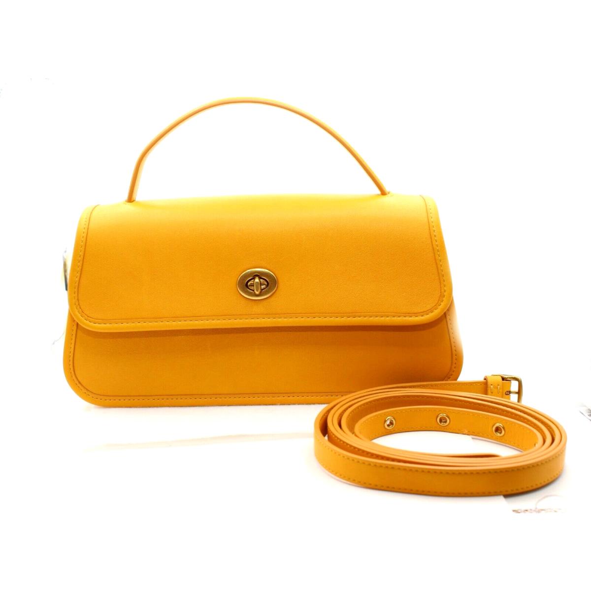 Coach Buy Now Turnlock Clutch Crossbody Yolk 89702