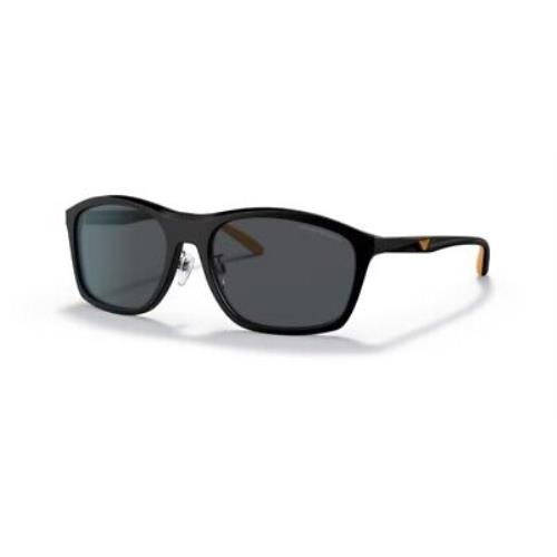 Emporio Armani EA4179F 500187 Matte Black Dark Grey 59 mm Men`s Sunglasses