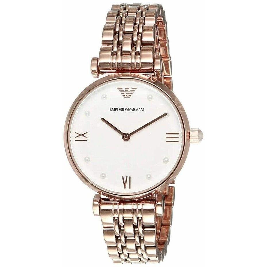 Emporio Armani Gianni AR11267 Rose Gold Stainless Steel Womens Watch