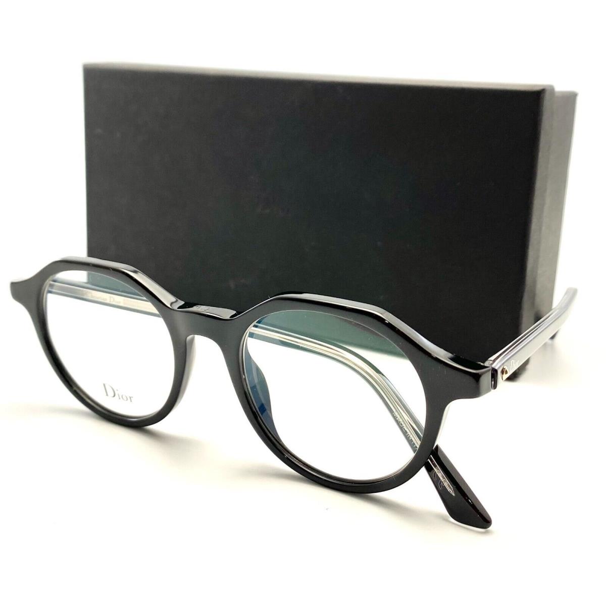 Dior MONTAIGNE38 Black Eyeglasses Frame 47-19 145
