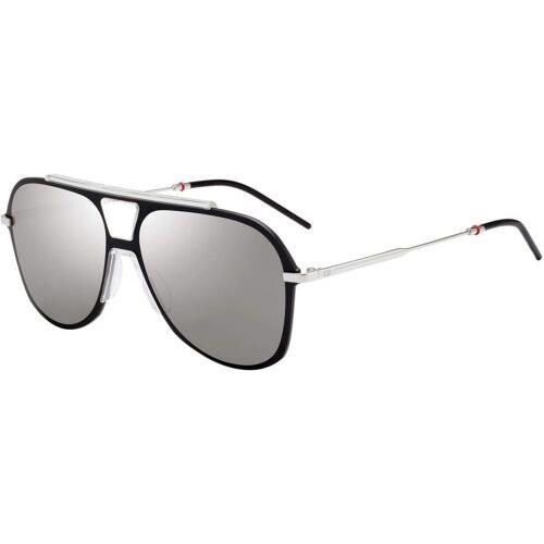 Dior Sunglasses DIOR0224S N7I-OT 99mm Matte Black / Grey Lens