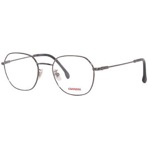 Carrera 180/F V81 Eyeglasses Frame Ruthenium/black Full Rim Round Shape 50mm