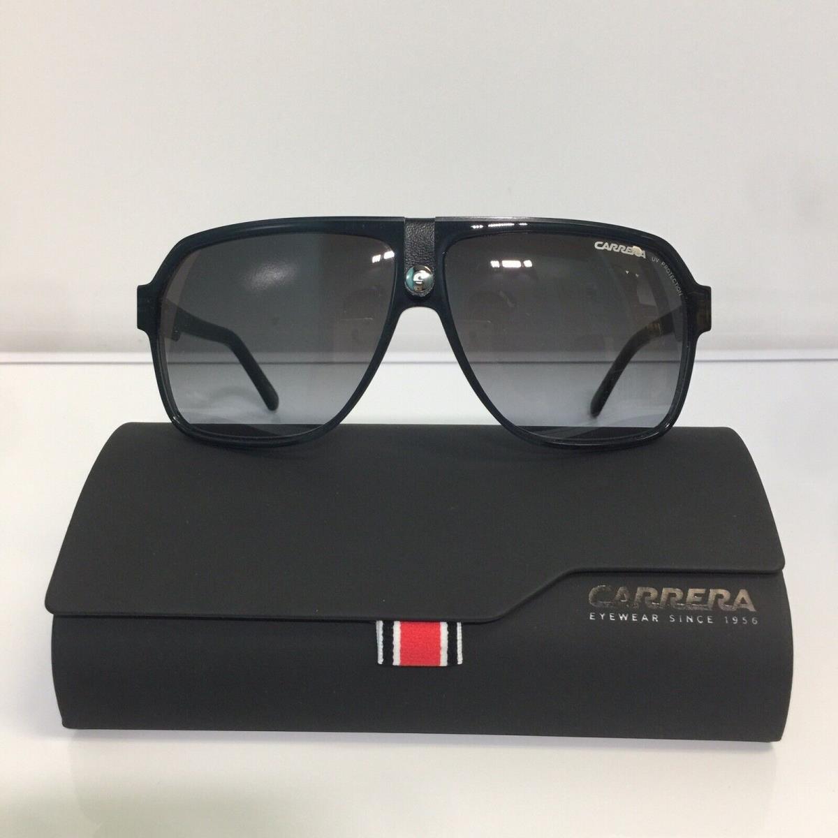 Carrera 33/S R6S9O Gray Black Plastic Gray Gradient Gray Sunglasses 62mm