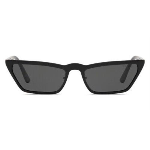 Prada PR 19US Women Sunglasses Black Cat Eye 58mm