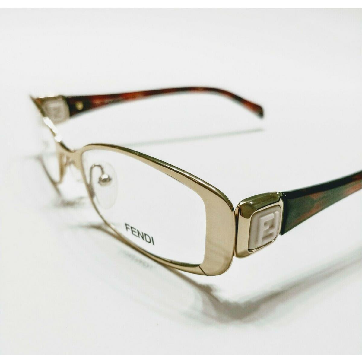 Fendi Eyeglasses F901 901 Gold 714 50-18-135 W/case