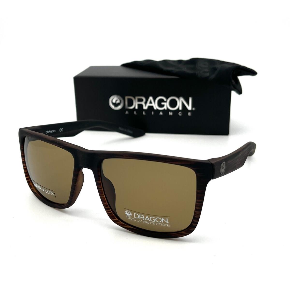 Dragon DR Meridien LL 42002 Teak Wood / Brown 57mm Sunglasses