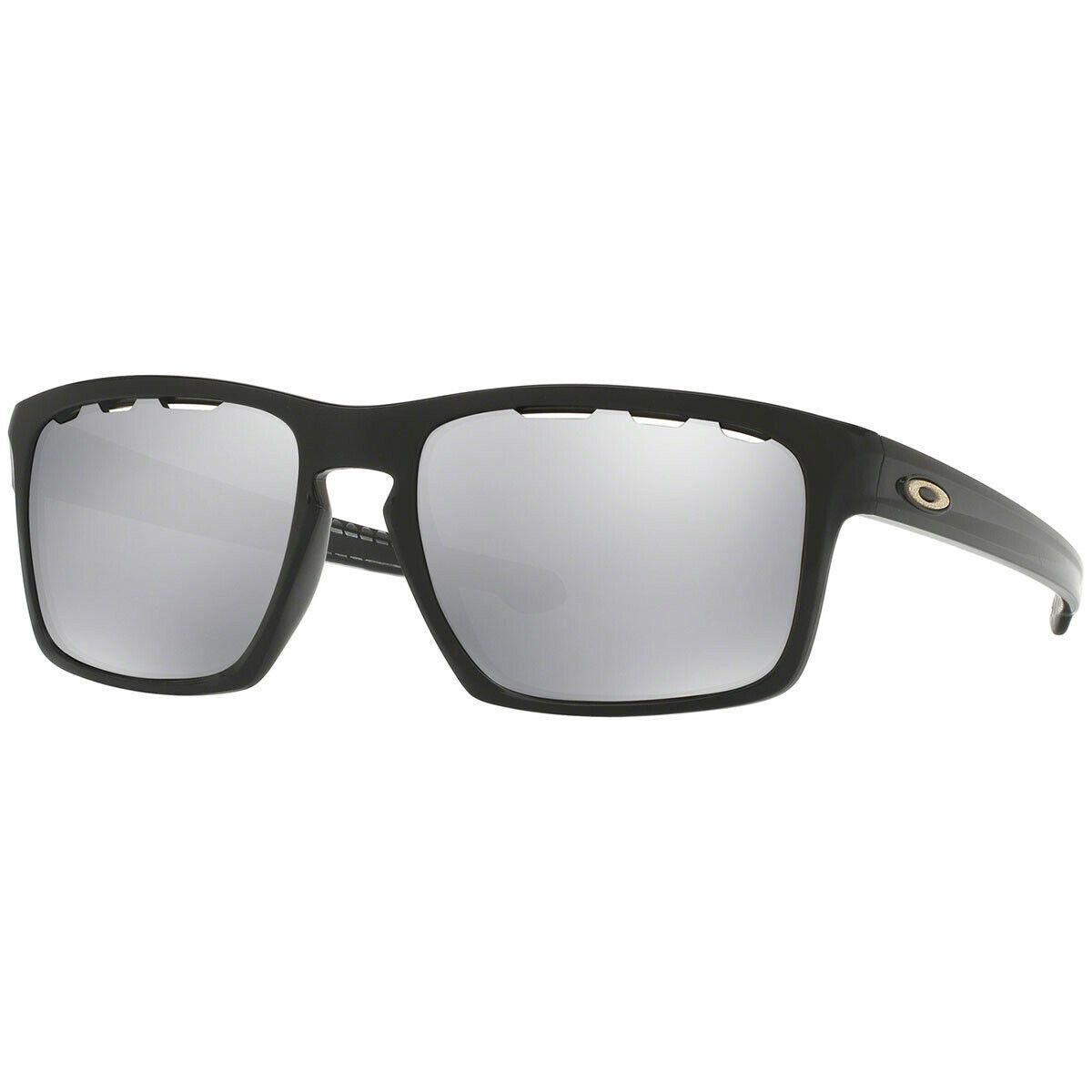 Oakley Sunglasses Sliver Vented Polished Black W/chrome Iridium Lens OO9262-4257 - Frame: Polished Black, Lens: