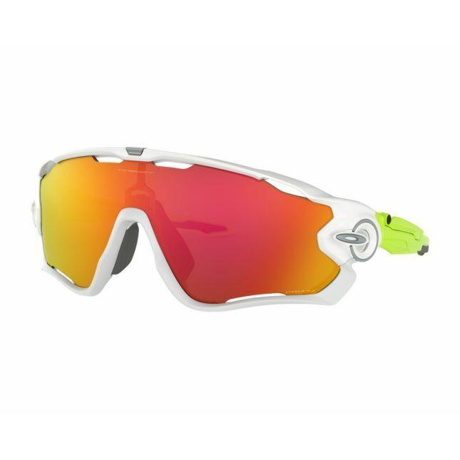 Oakley Sunglasses Jaw Breaker Origins Col Polished White W/prizm Ruby OO9290-58