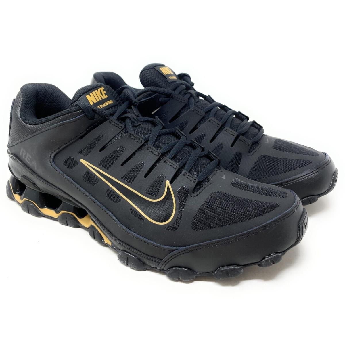 Nike Mens Reax TR 8 Mesh Size 11 US Black/gold 621716-020
