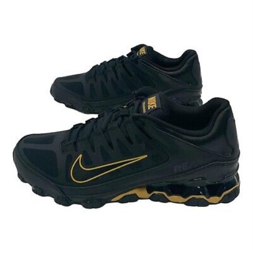 Nike Reax 8 TR Mesh Training Shoe Black/metallic Gold Black US Men`s 8 - Black