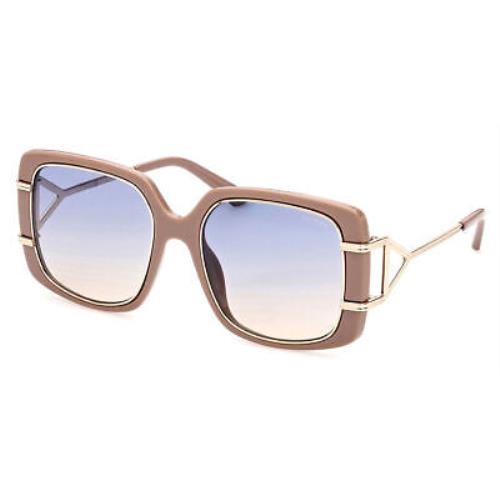 Guess GU7854-57W-57 Shiny Beige Sunglasses