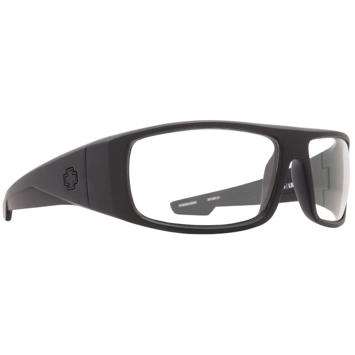 Spy Optic Logan 670939243094 Sunglasses Matte Black Ansi RX / Clear P - Black Frame, Clear Lens