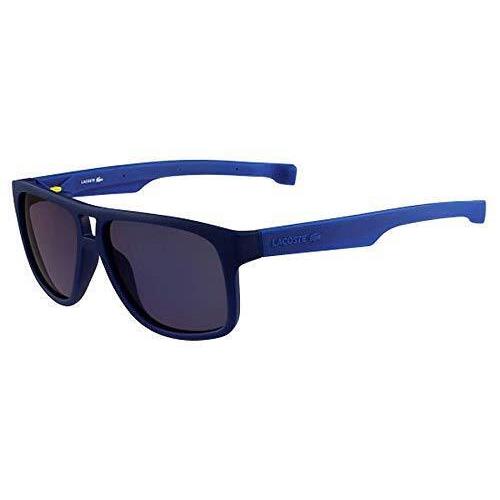 Lacoste L817S 424 Matte Blue Sunglasses with Magnetic Extendable Temples