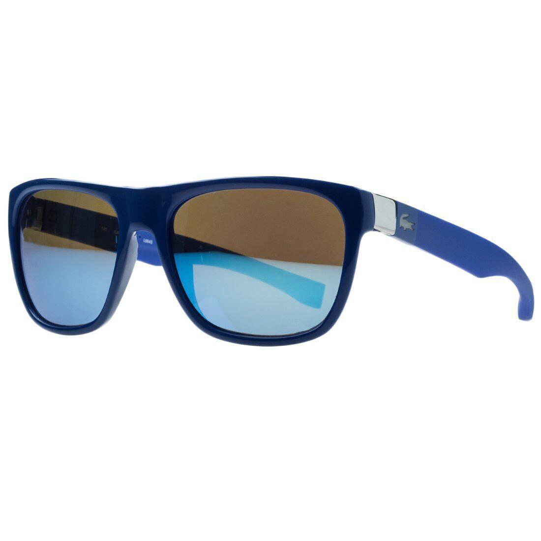 Lacoste L664S 414 Sunglasses Blue Frame Blue Lenses 55mm