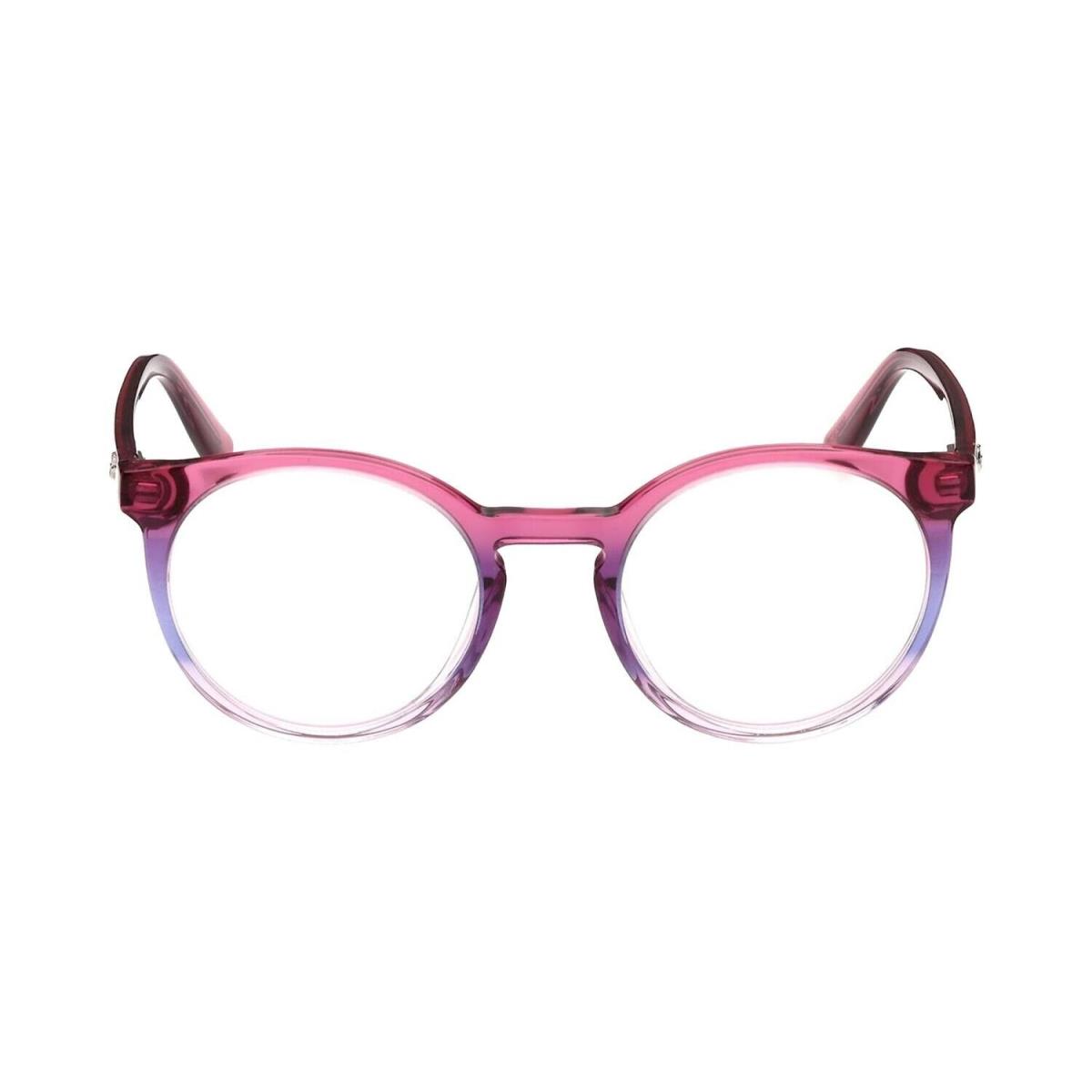 Guess GU9214 074 Pink Ombre Round Plastic Optical Eyeglasses Frame 47-18-135