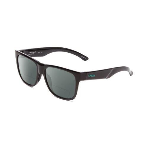 Smith Optic Lowdown 2 Unisex Polarized Bifocal Sunglasses Black Jade Green 55mm