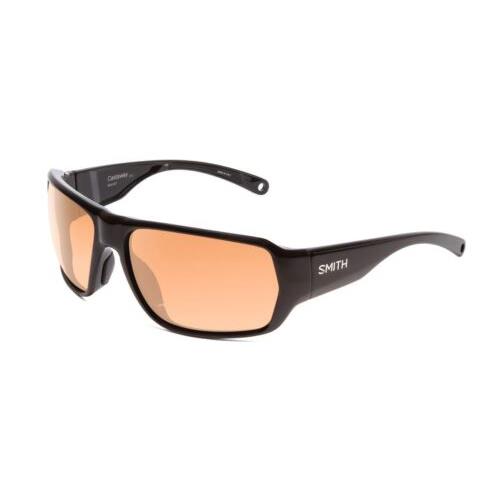 Smith Optics Castaway Designer Unisex Wrap Sunglasses Black/polarchromic Copper