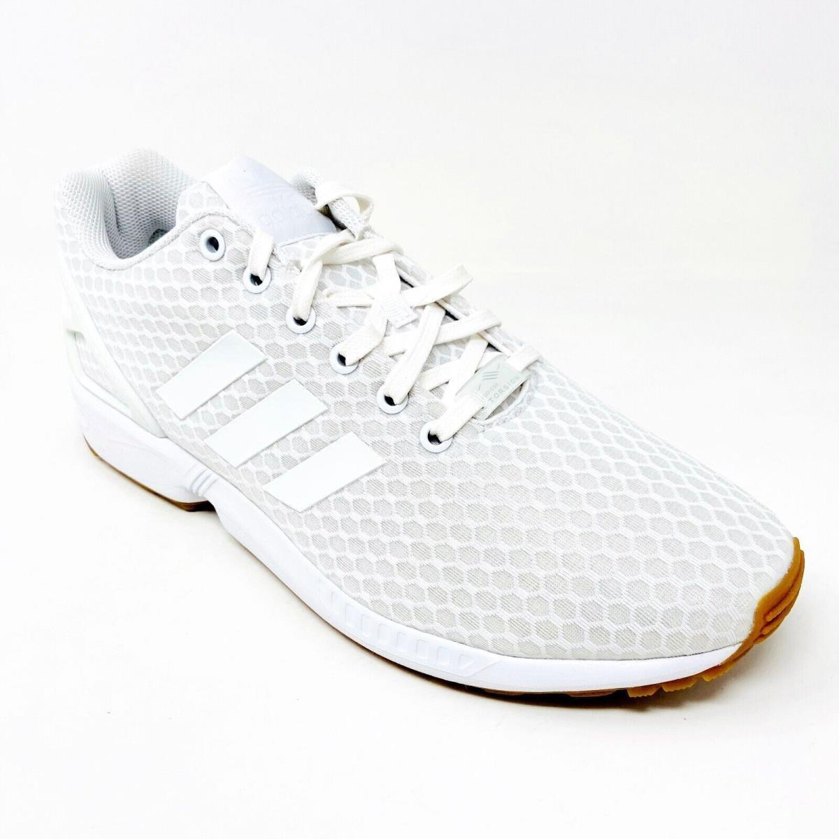 Adidas Originals ZX Flux Torsion White Gum Mens Running Shoes S79931 | 692740406107 - Adidas shoes - White