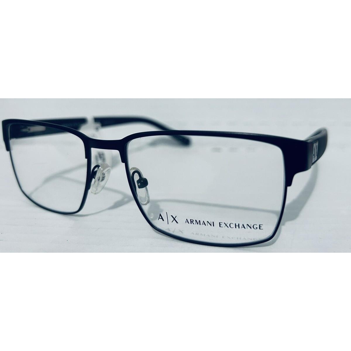 Armani Exchange AX1019 6063 Matte Black Lens 54-17 140 Men`s Eyeglasses