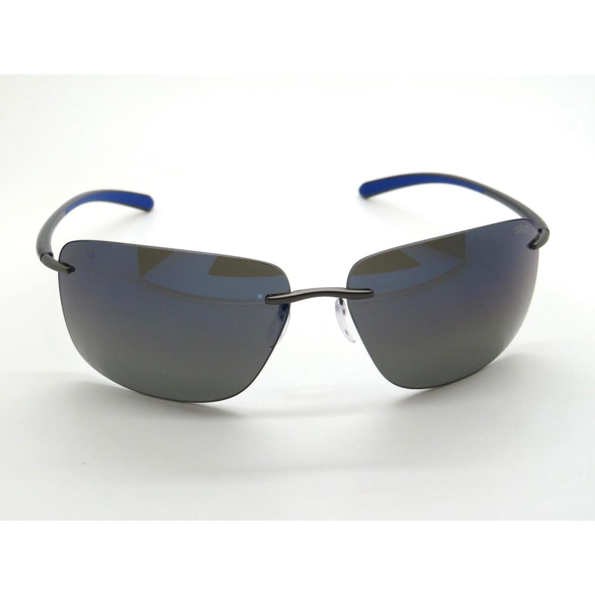 Silhouette Cape Florida 8728 6560 Grey-ocean/blue Mirror Gradient Sunglasses