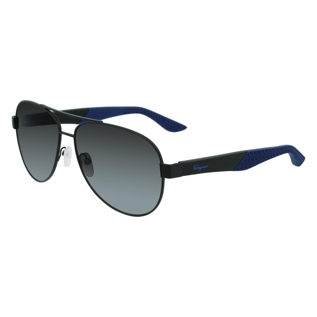 Salvatore Ferragamo Matte Black Pilot SF275S 002 6214 150