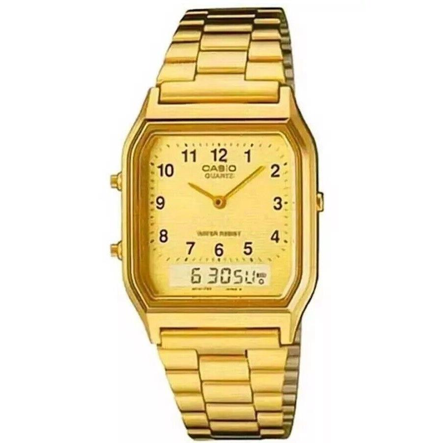 Casio AQ-230GA-9DMQYES Men`s Gold Watch