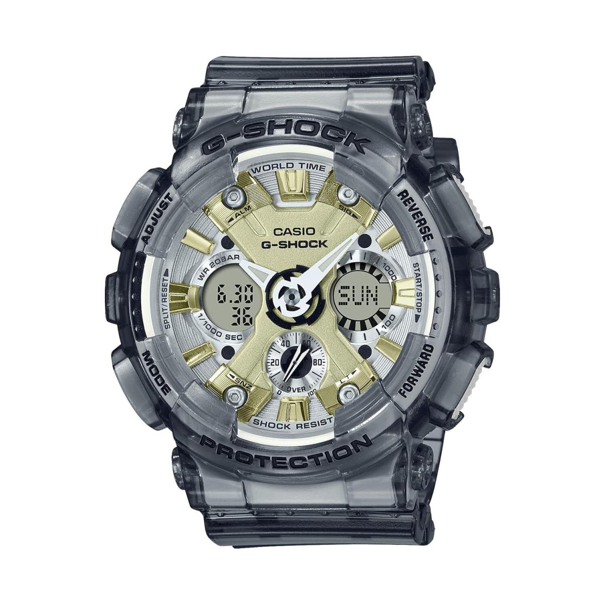 Casio G-shock GMA-S120GS-8A Mid Size Skeleton Color Gray