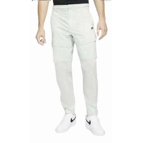 Nike Nsw Tech Essential Woven Utility Cargo Pants Size 32 Men Gray DD6570 034