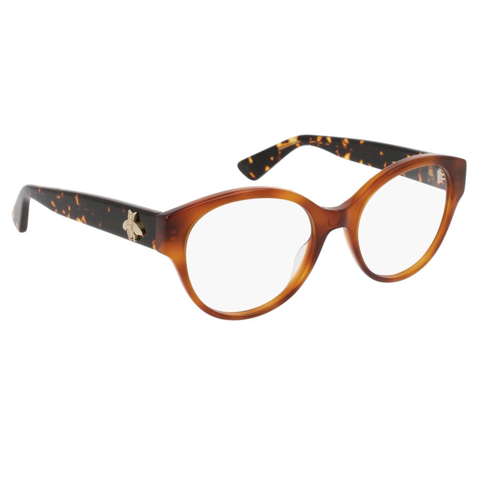 Gucci GG0099O 003 Women`s Brown Optical Plastic Eyeglasses Frames 50/18/140