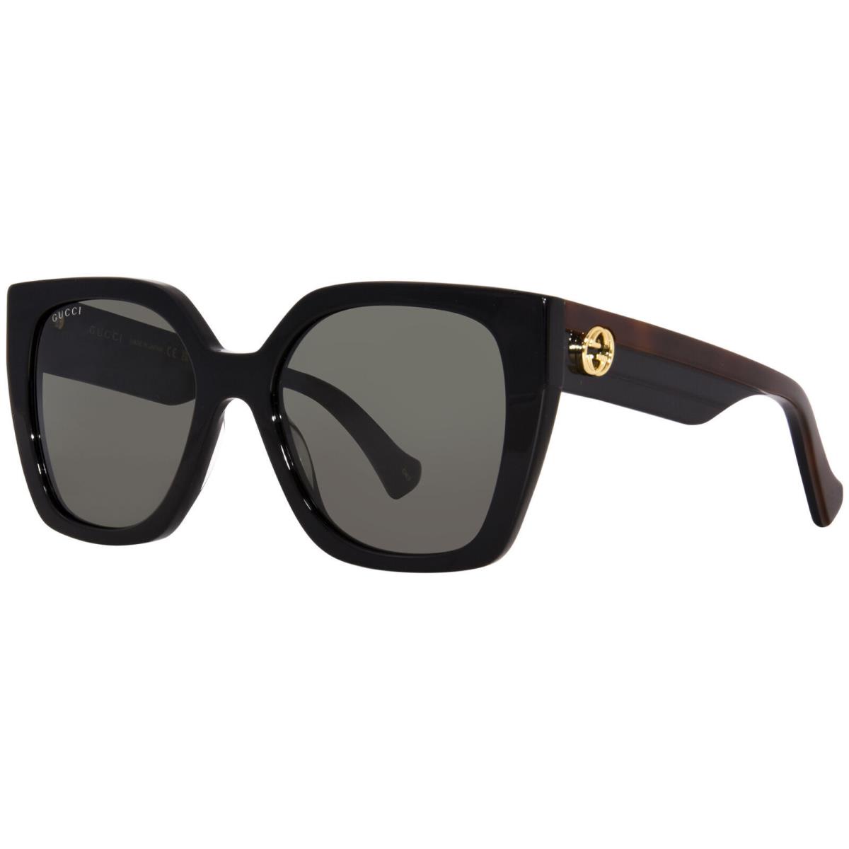Gucci GG1300S-001 Black Havana Grey Sunglasses