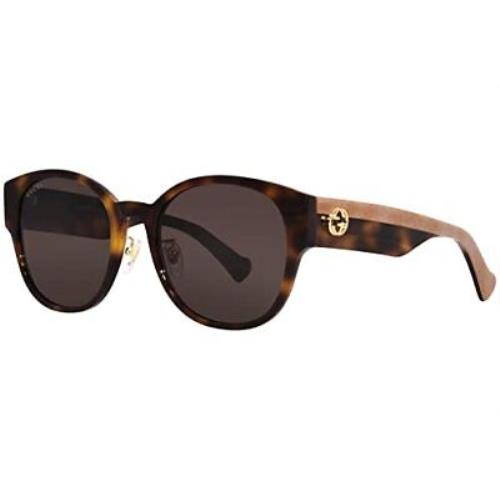 Gucci GG1304SK - 003 Havana Crystal Brown Sunglasses