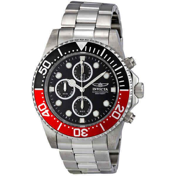 Invicta Pro Diver Chronograph Coke Bezel Men`s Watch 1770