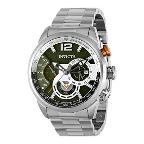 Invicta Men`s Aviator 39659 Chronograph Quartz Stainless Steel Watch
