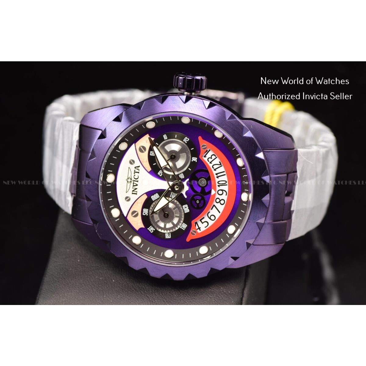 Invicta watch Specialty - Black Dial, Purple Band 0