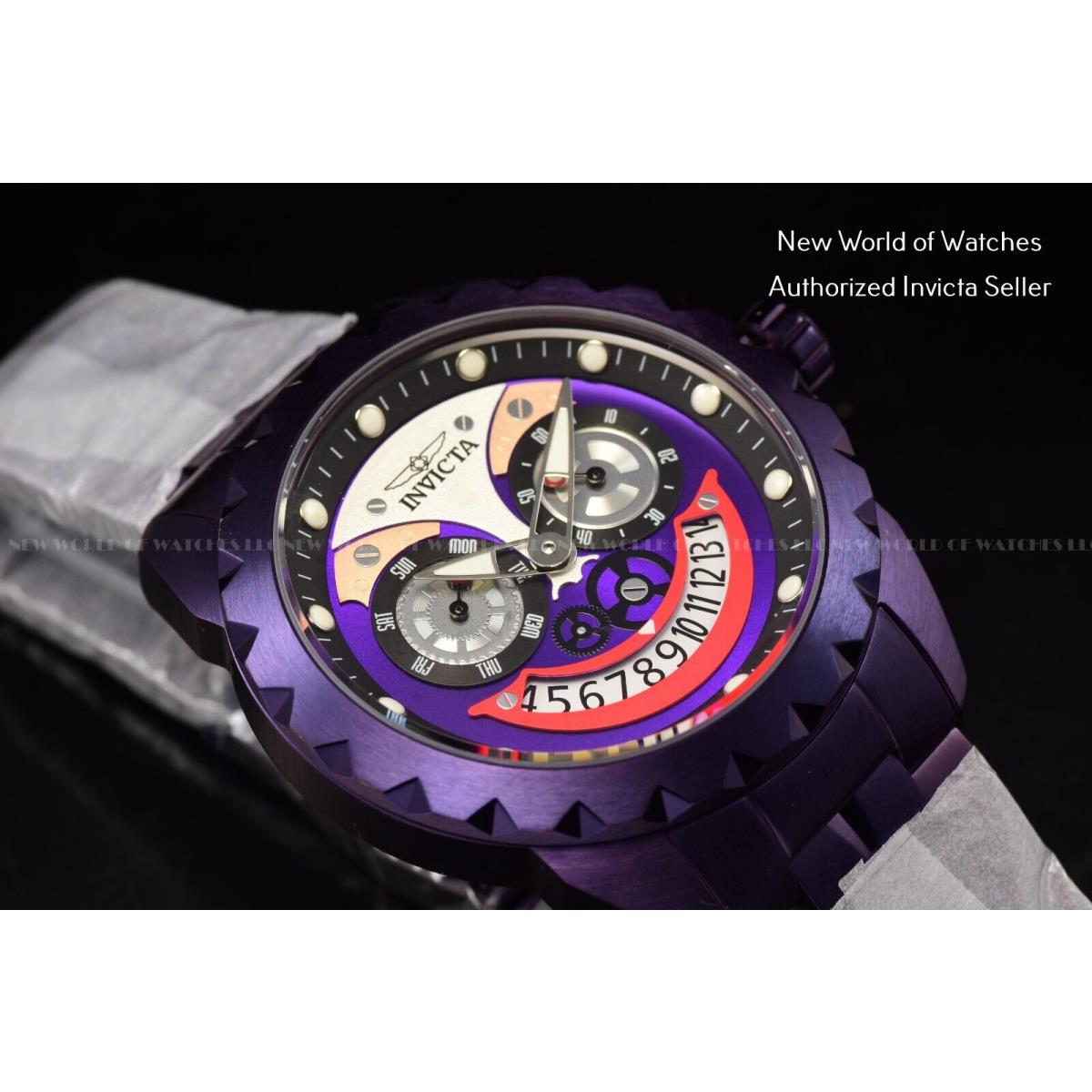 Invicta watch Specialty - Black Dial, Purple Band 1