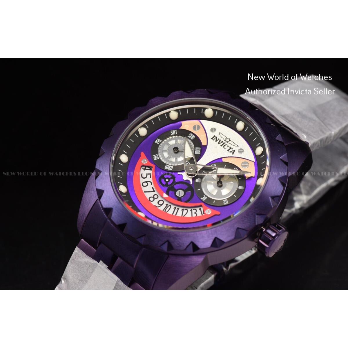 Invicta watch Specialty - Black Dial, Purple Band 2