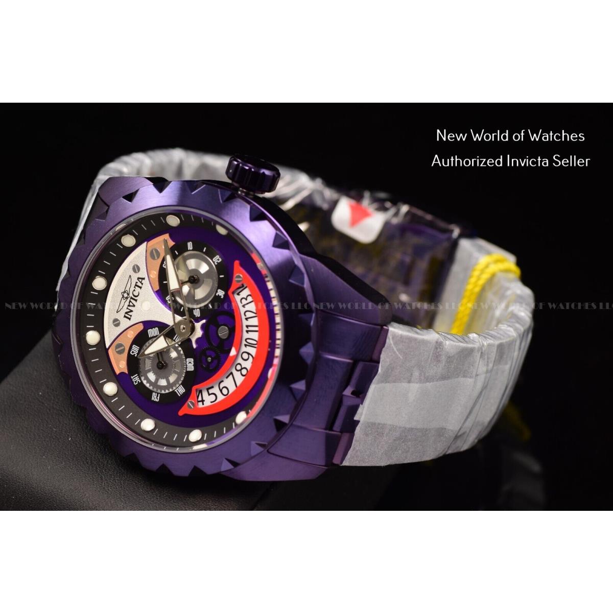 Invicta watch Specialty - Black Dial, Purple Band 3