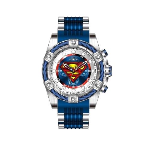 Invicta 33188 Limited Superman Logo Dial DC Comics Chronograph Watch 52MM