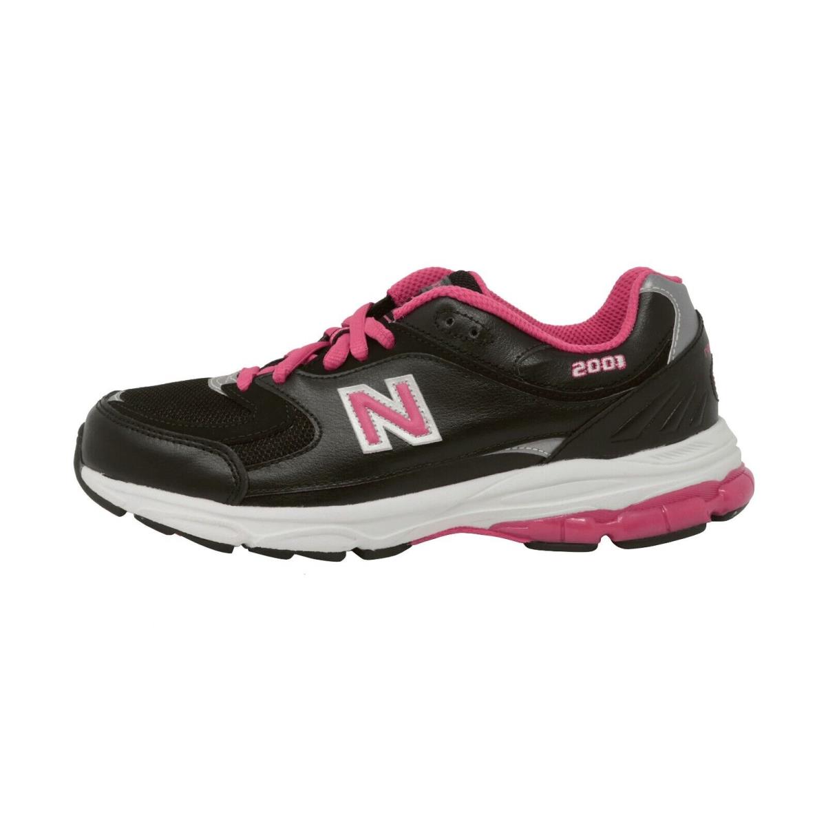 New Balance Classic Big Kids Running Shoes Sneakers K2001BPG - Black/pink