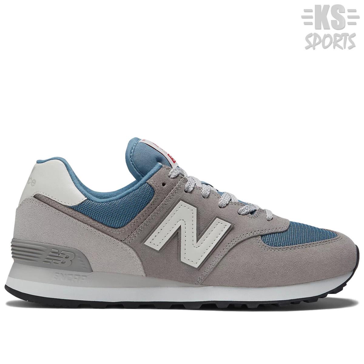 New Balance 574 `grey Blue` Men`s Lifestyle Athletic Shoes ML574OW2