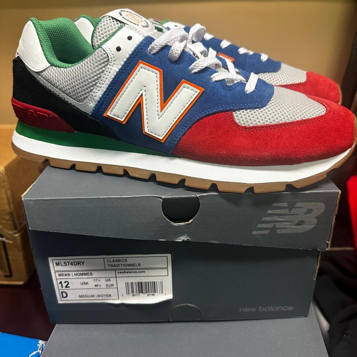 New Balance Mens Multicolor ML574DRY Rugged Classics Traditionnels Sneaker Shoes