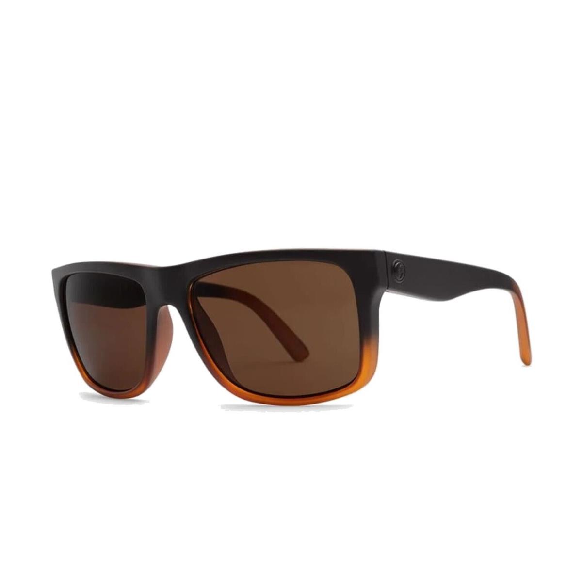 Electric Swingarm Sunglasses Black Amber with Bronze Polarized Lens