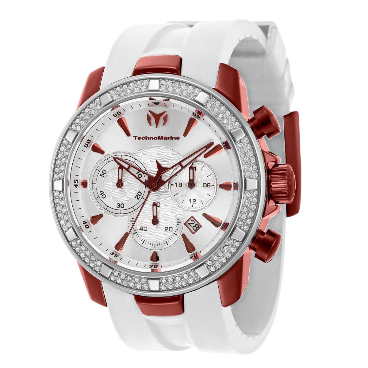 Technomarine TM-621019 Men`s Red 45mm UF6 with 132 Crystals--- Arrival