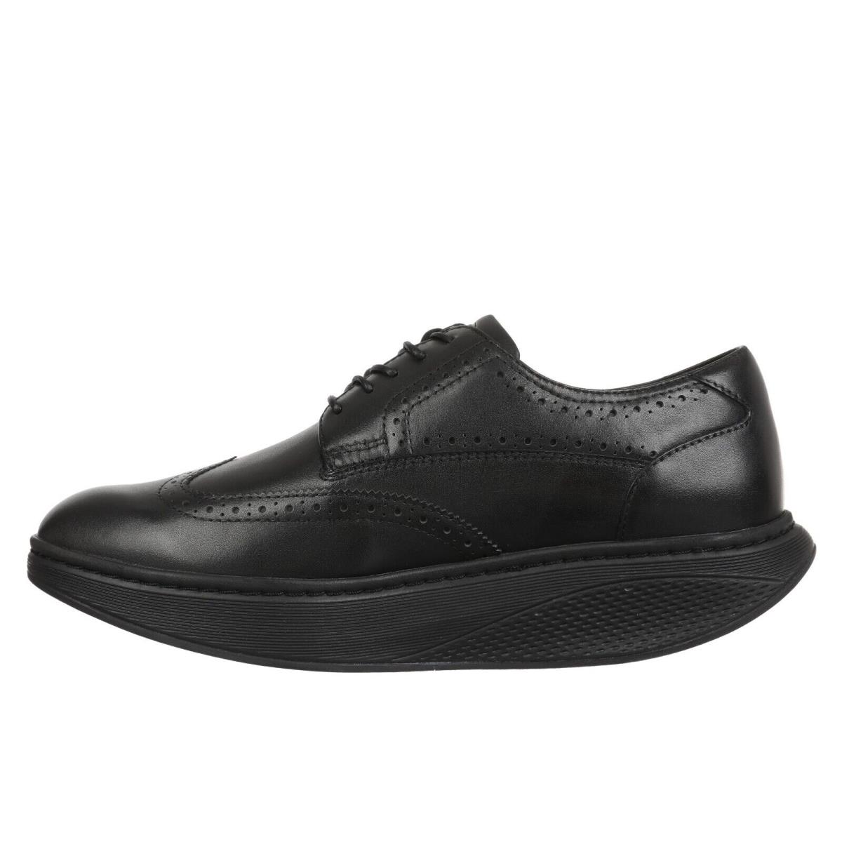 MBT shoes Wing - Black Calf Leather Manufacture 1