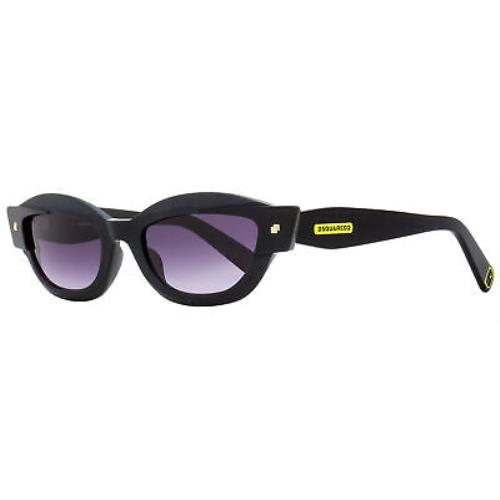 Dsquared2 Ava Sunglasses DQ0335 05B Shiny/matte Black 53mm