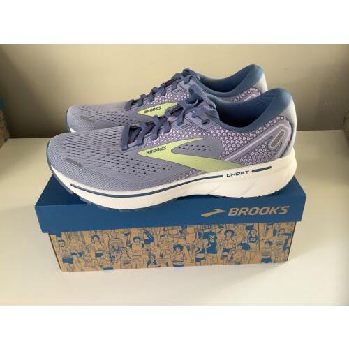 Brooks Ghost 14 Women`s Running Shoes - Purple/blue - Sz 9