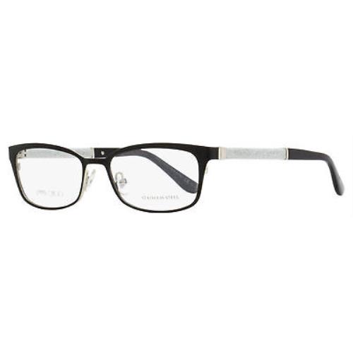 Jimmy Choo Rectangular Eyeglasses JC166 Lup Black/glitter 52mm